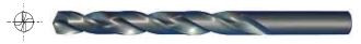 9/64" Black Jobber Drill Bit